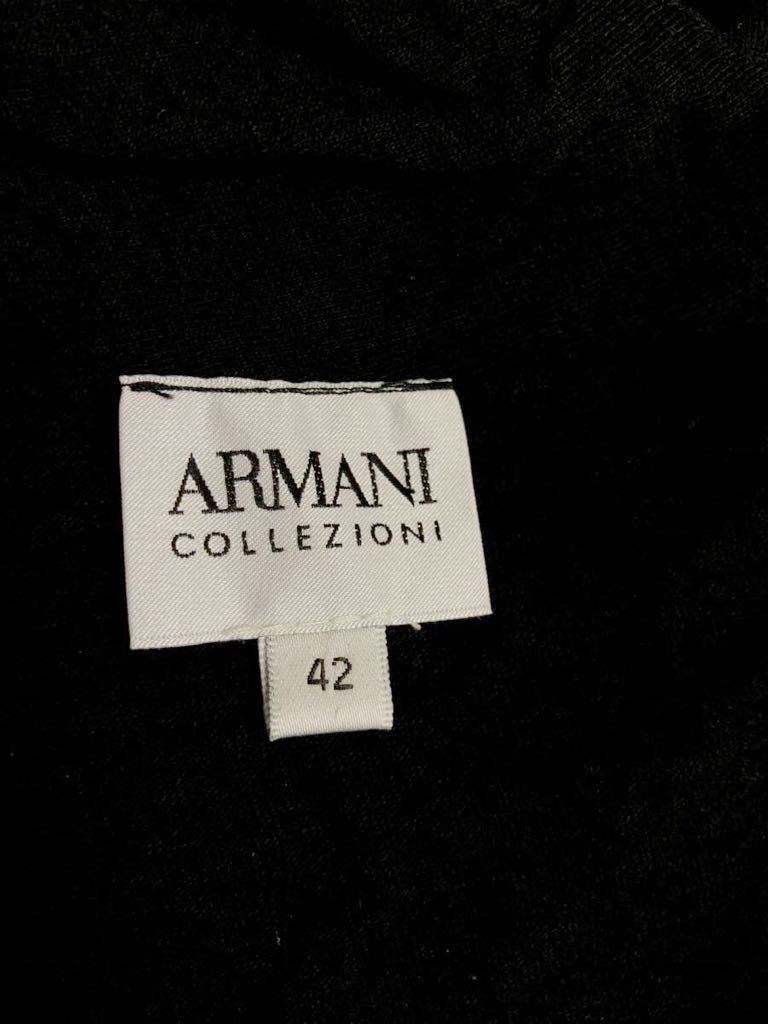 ARMANI COLLEZIONI Armani женский черный футболка с длинным рукавом tops 42 надпись 