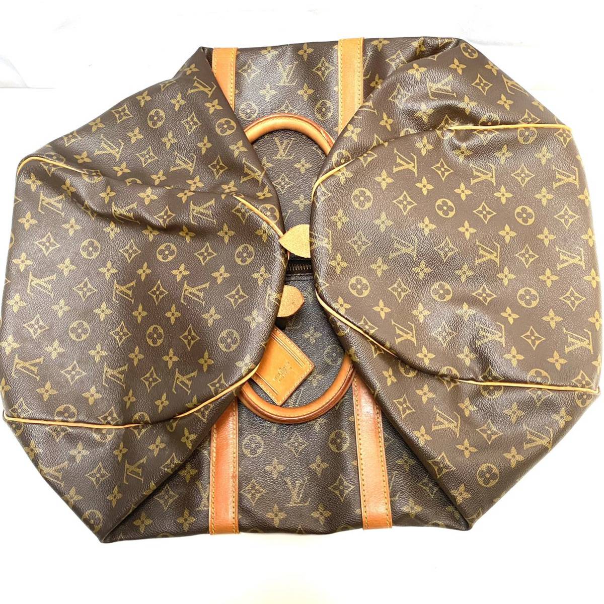 【美品】LOUIS VUITTON ルイヴィトン モノグラム LOUキーポル55 ボストンバッグ_画像8