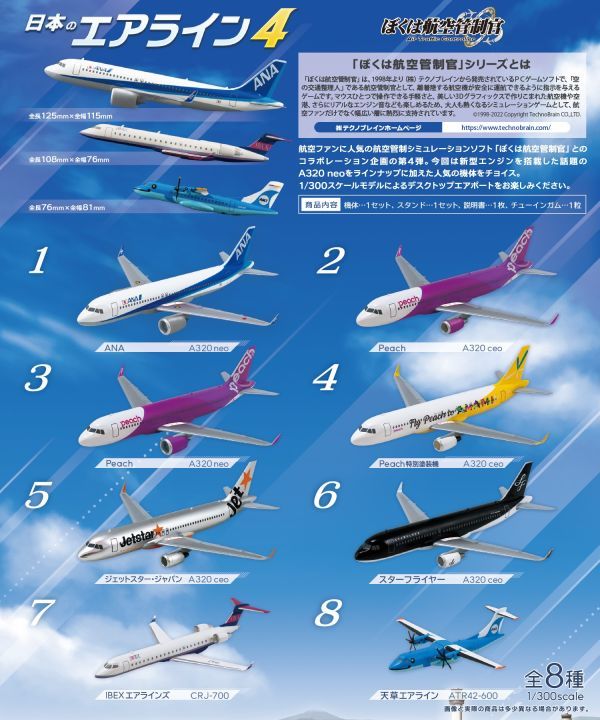 エフトイズ　日本のエアライン4　4・Peach特別塗装機　A320ceo_画像2