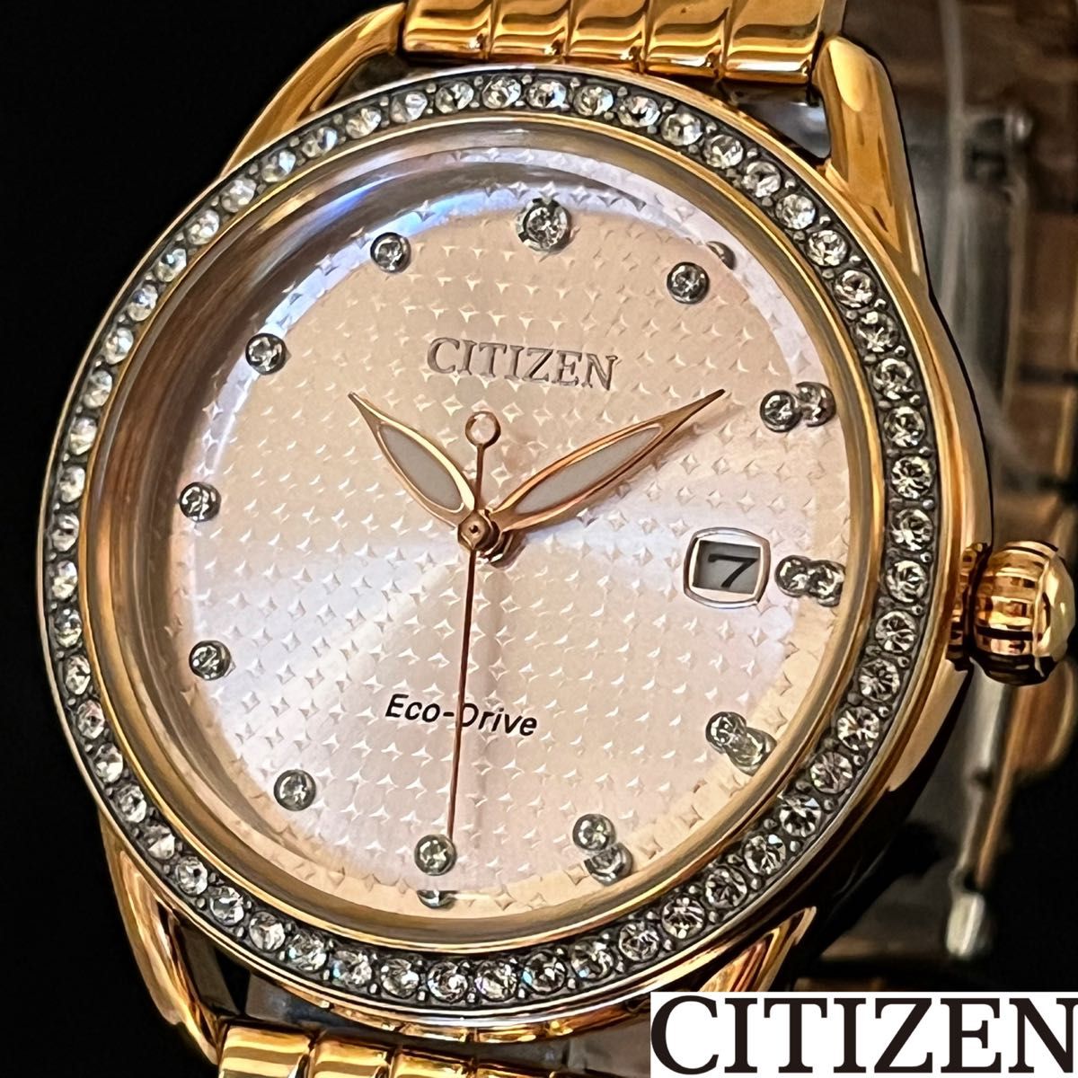 定価39000円】CITIZEN/展示品特価/レディース腕時計/ゴールド色