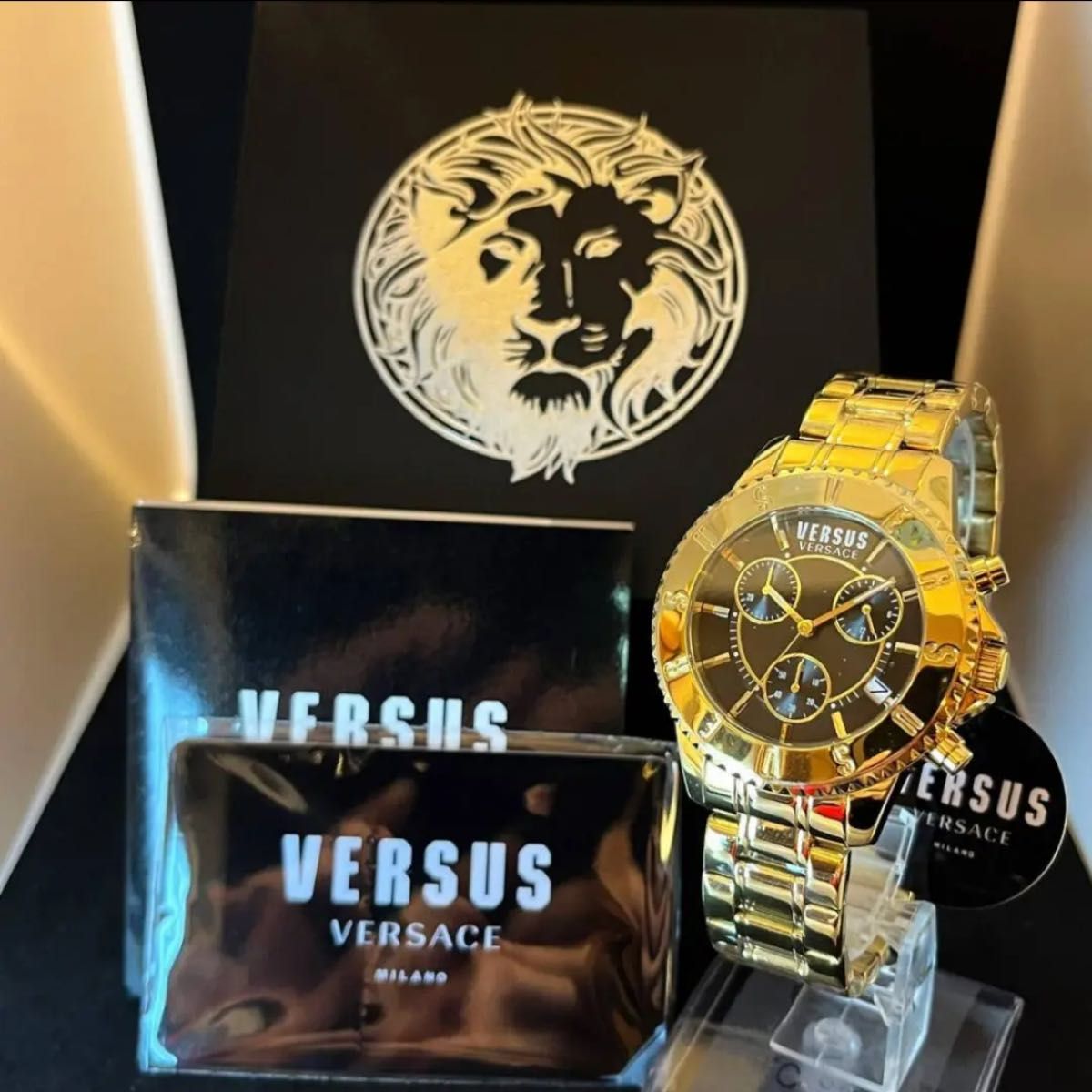 ゴールド色 】Versus Versace/ベルサス ベルサーチ/メンズ腕時計