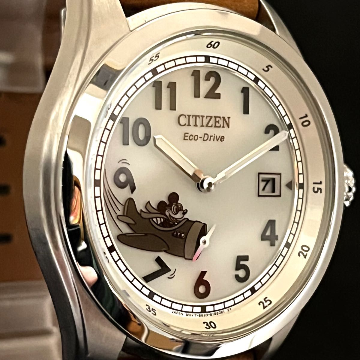 【Disney】展示品特価!/CITIZEN/シチズン/メンズ 腕時計/レトロ風/プレゼントに/ディズニー/ミッキーマウス/男性用