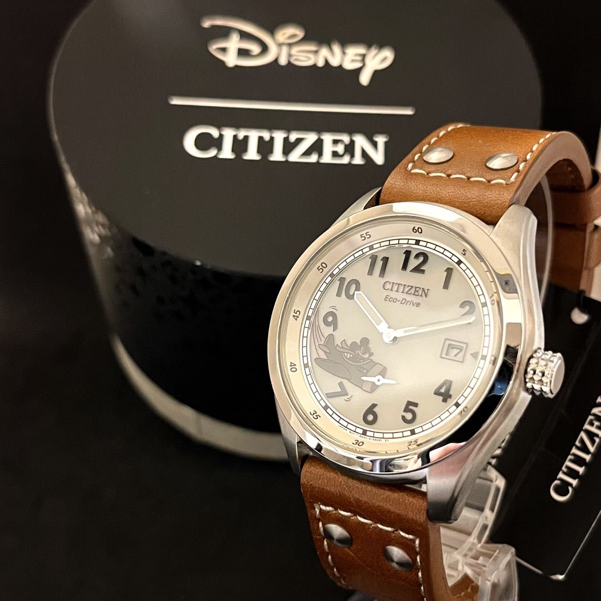 【Disney】展示品特価!/CITIZEN/シチズン/メンズ 腕時計/レトロ風/プレゼントに/ディズニー/ミッキーマウス/男性用
