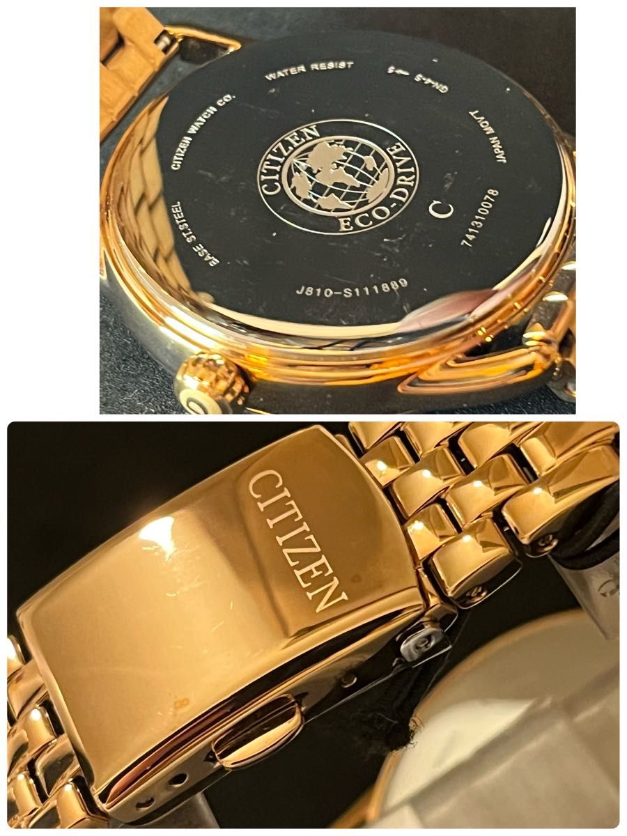 定価39000円】CITIZEN/展示品特価/レディース腕時計/ゴールド色