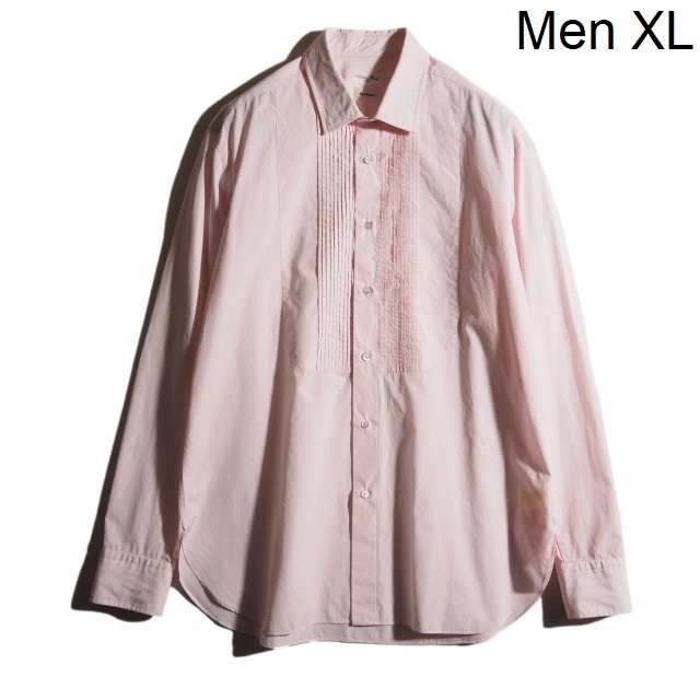 独特の上品 ▼Salvatore K1886P Piccolo mks rb シーズンレス メンズ 41/XL ピンク ピンタックシャツ ブラミンク▼ BLAMINK × サルヴァトーレピッコロ XLサイズ以上