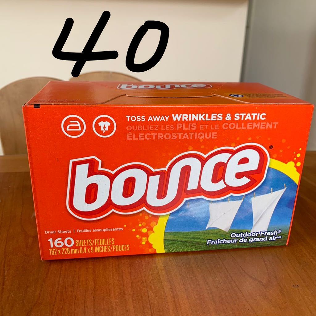 bounce ドライヤーシート 40枚 - 生活雑貨