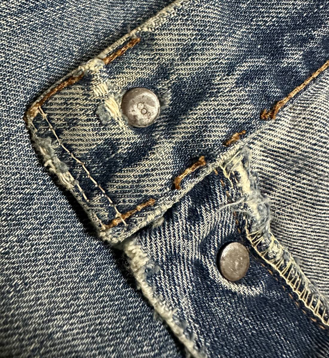 60's VINTAGE Levi's 501 big E 足長R 8刻印 W36 デニムパンツ USA製 ヴィンテージ オリジナル 60年代 古着_画像6