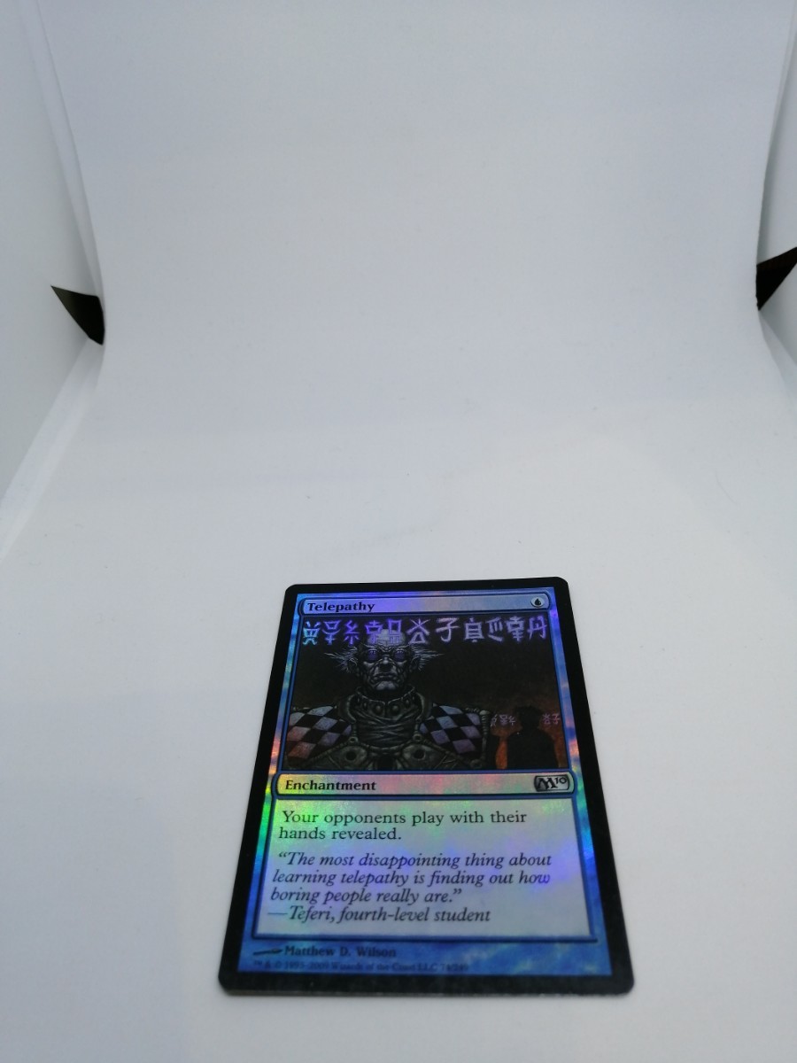 MTG 【EN】【Foil】《テレパシー/Telepathy》[M10] 青U_画像1