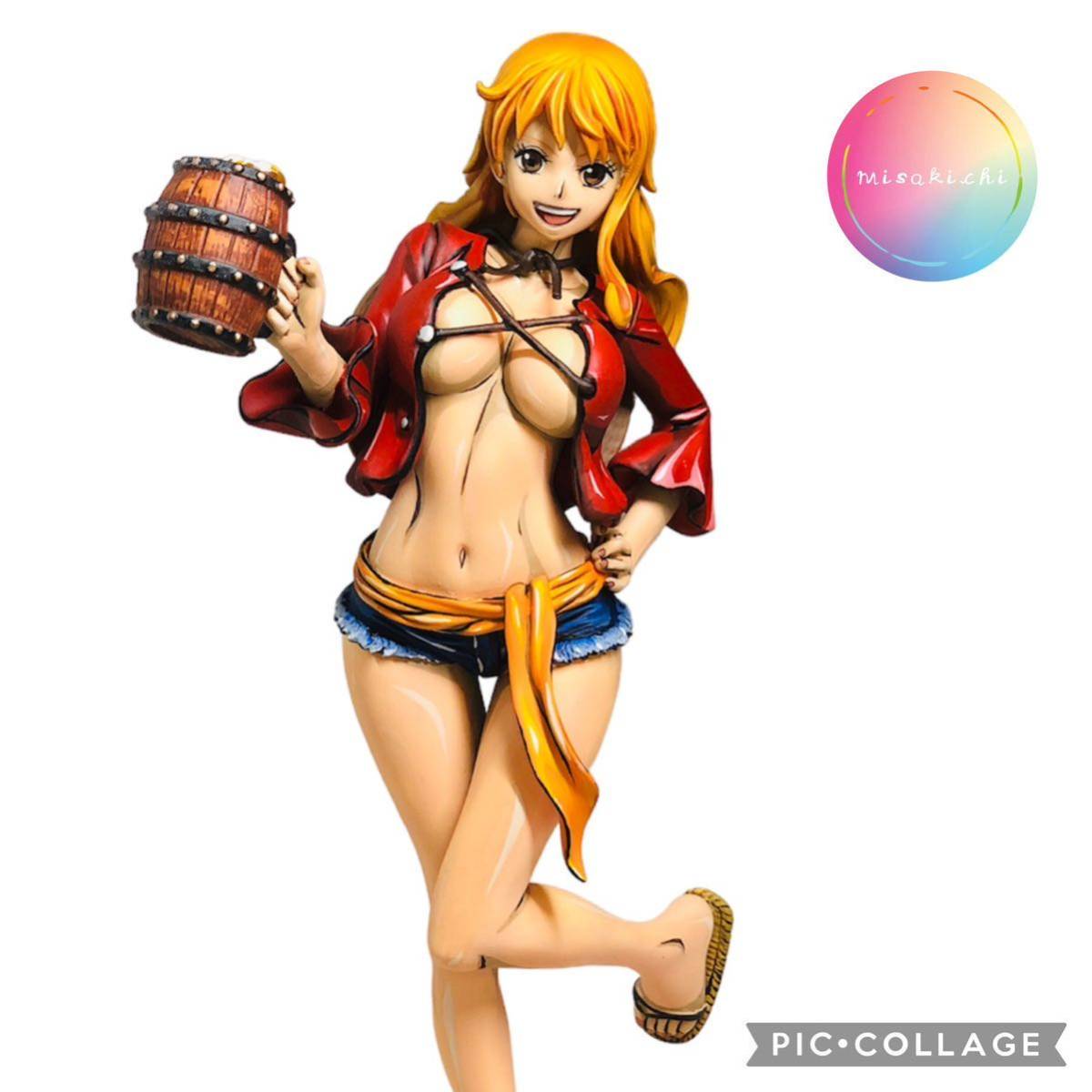 ワンピース ナミ リペイント フィギュア 二次元彩色 完成品 2D 美少女