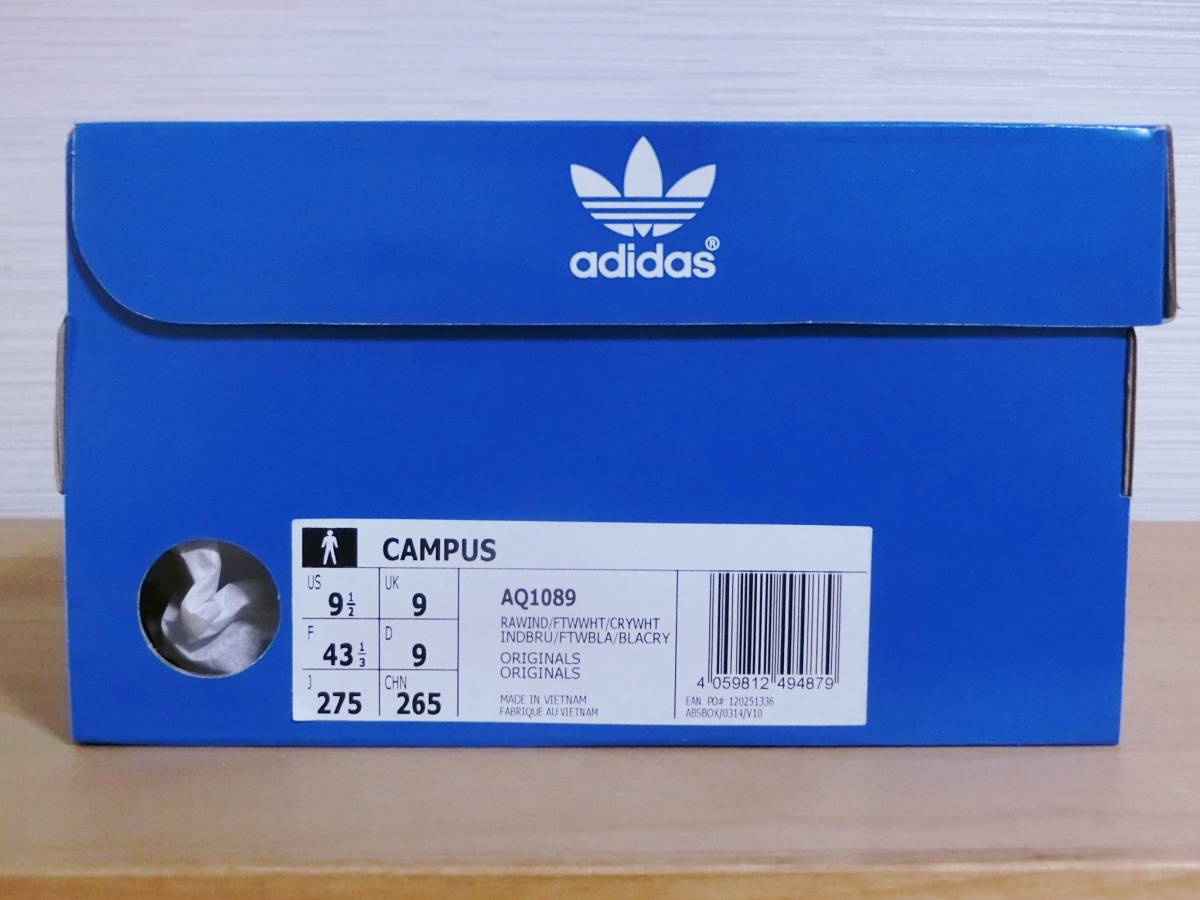 adidas ORIGINALS アディダス オリジナルス CAMPUS キャンパス ローインディゴ 新品未使用