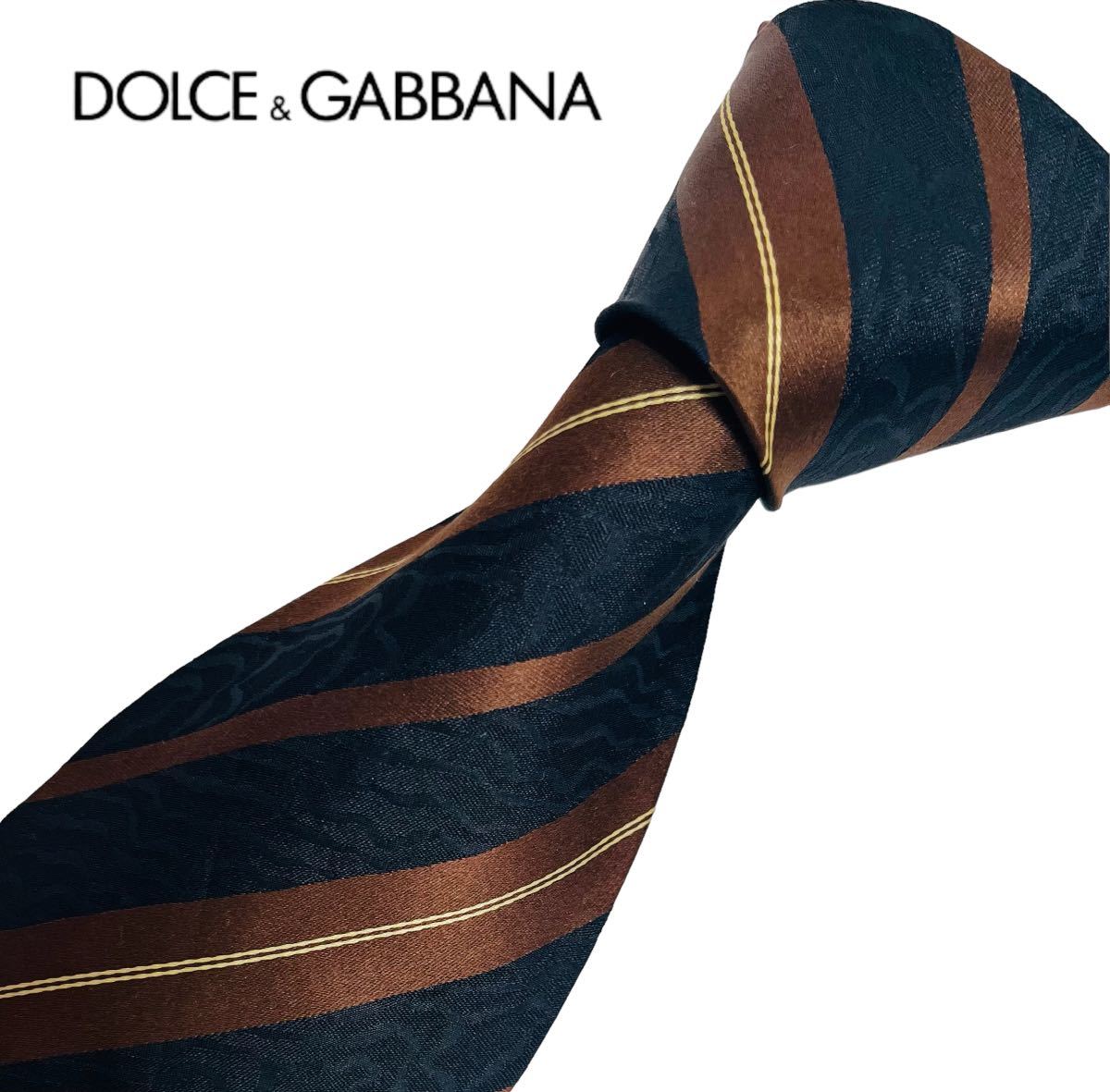 DOLCE&GABBANA necktie reji men taru Dolce & Gabbana USED used D8011