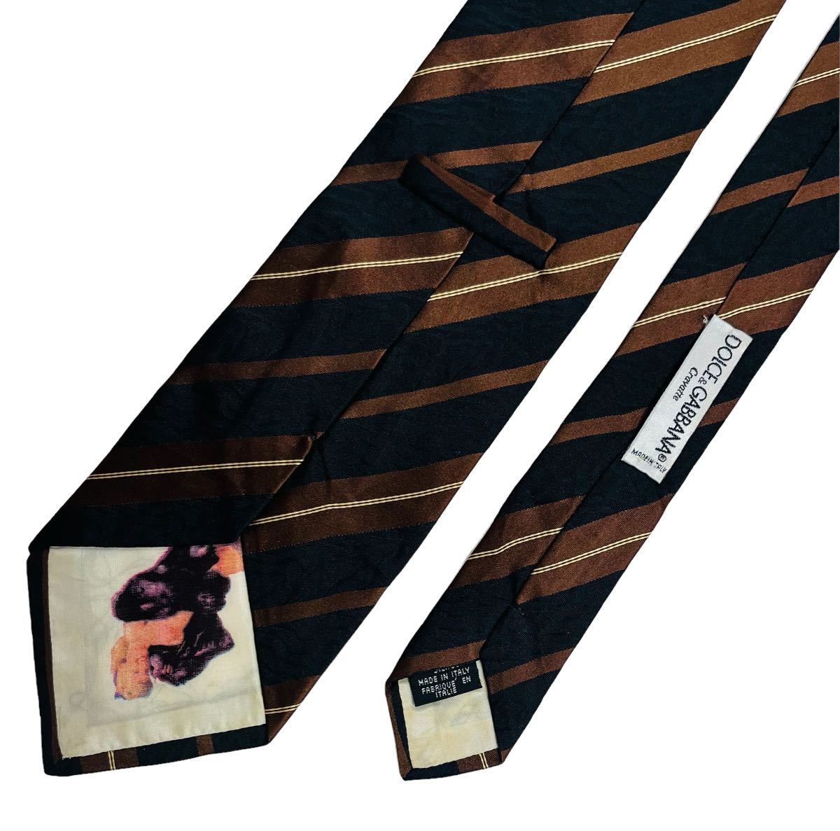 DOLCE&GABBANA necktie reji men taru Dolce & Gabbana USED used D8011
