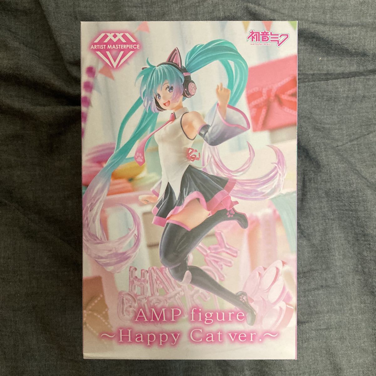 新品未開封】AMP figure Happy Cat ver. 初音ミク フィギュア