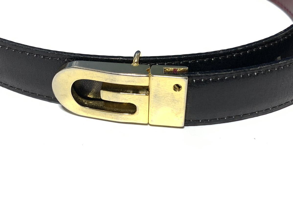 定番から日本未入荷GUCCI グッチ ストラップ GGマーク 黒 ブラック