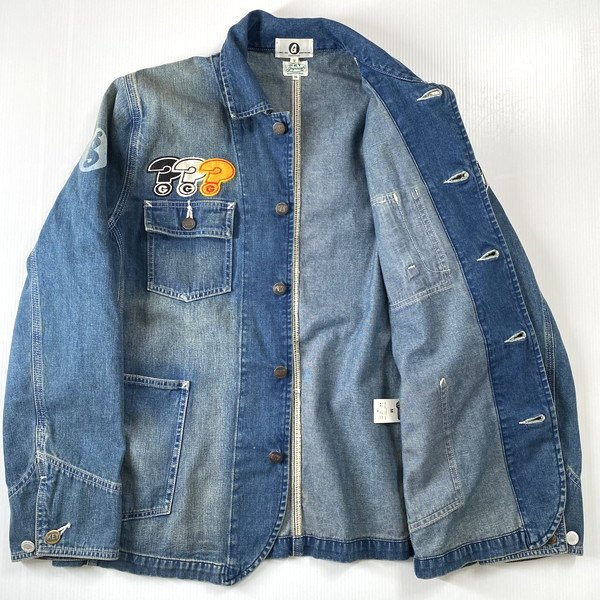 GOODENOUGH × KEY グッドイナフ カスタム 加工デニムカバーオール M