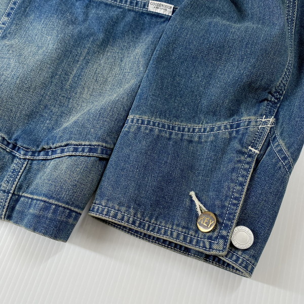 GOODENOUGH × KEY グッドイナフ カスタム 加工デニムカバーオール M