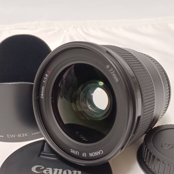 使用感激少の特上品 Canon 単焦点広角レンズ EF24mm F1.4L II USM フル ...