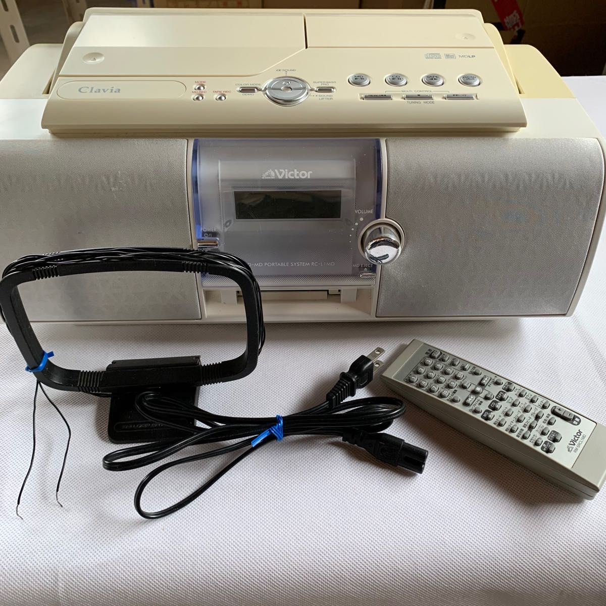 完動 美品】Victor ビクター クラビア Clavia RC-L1MD-W 完動 美品】Victor ビクター クラビア Clavia RC-L1MD-W