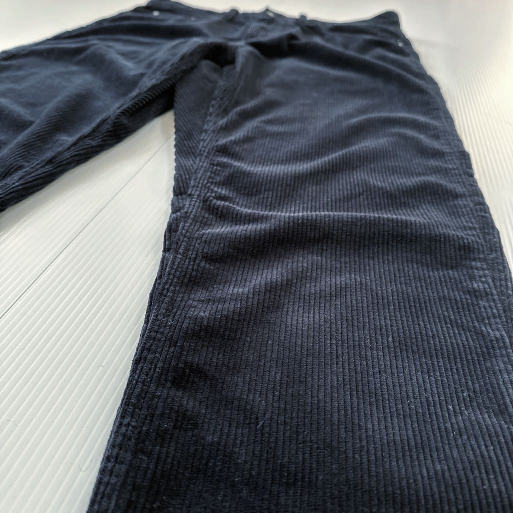 カーハートWIP コーデュロイ パンツ NEWEL PANT 黒 32inch(約88) 股下76cm 前4ボタン 中古 国内正規代理店 Carhartt WIP Japan ベーシックの画像3