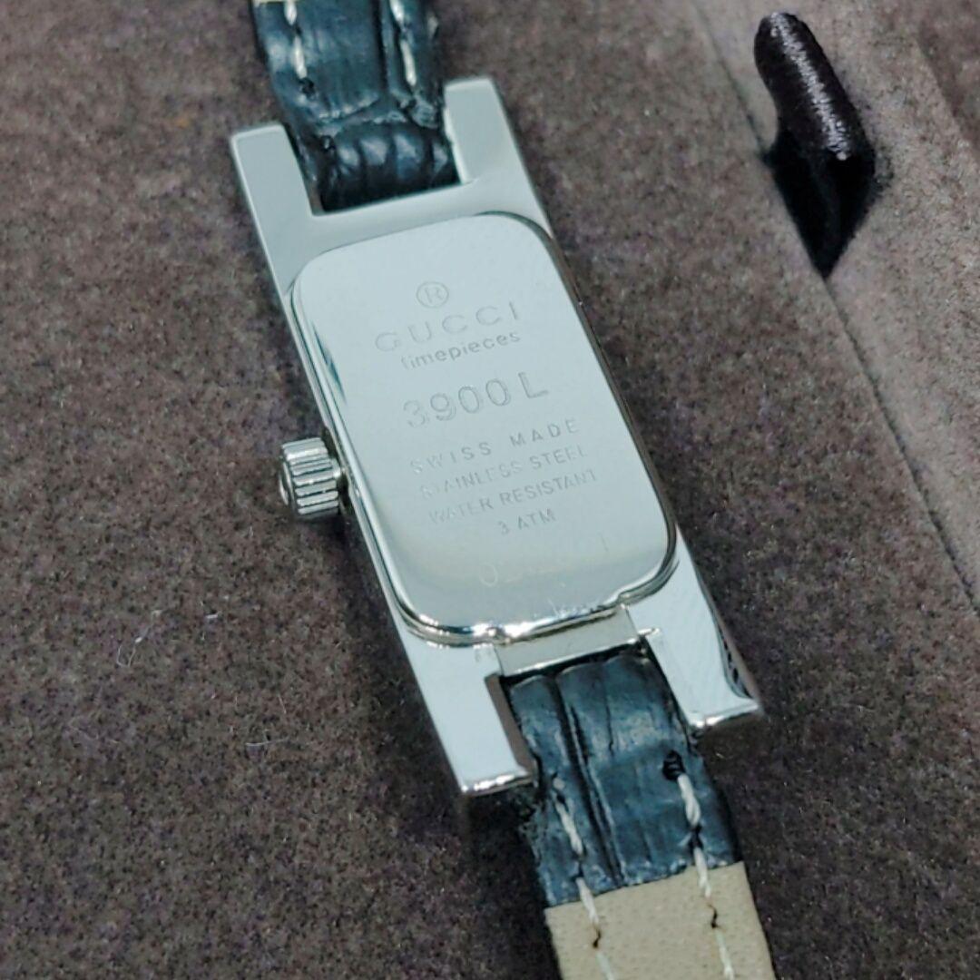正規稼働品】グッチ 3900L スイス製 クォーツ レディース 腕時計 箱付-