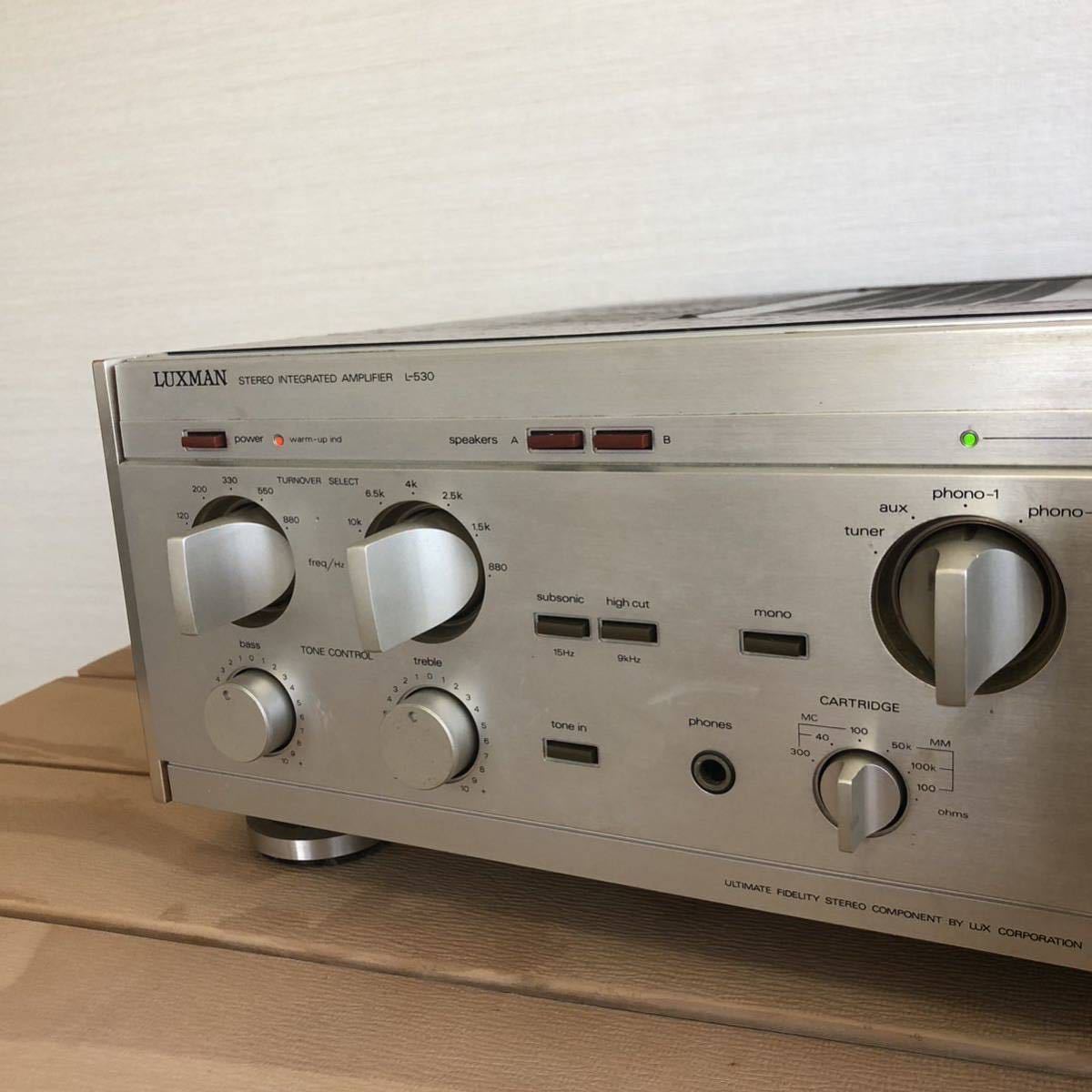オンラインショップ】 ジャンク品 LUXMAN ラックスマン L-530