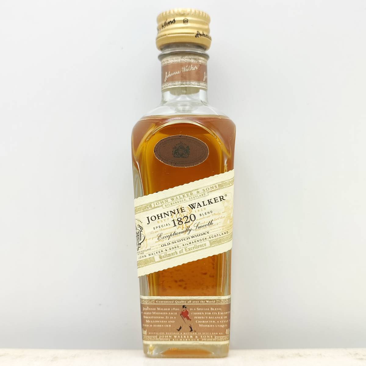 【全国送料無料】Johnnie Walker 1820 Special Blend Exceptionally Smooth Old Scotch Whisky　40度　50ml【ジョニーウォーカー】