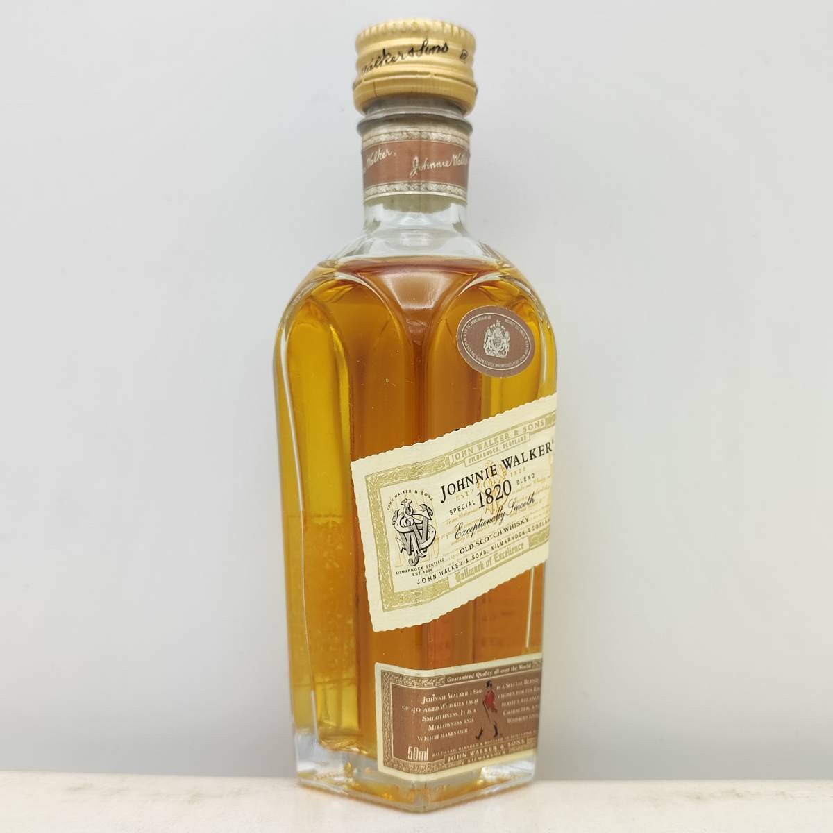 【全国送料無料】Johnnie Walker 1820 Special Blend Exceptionally Smooth Old Scotch Whisky　40度　50ml【ジョニーウォーカー】