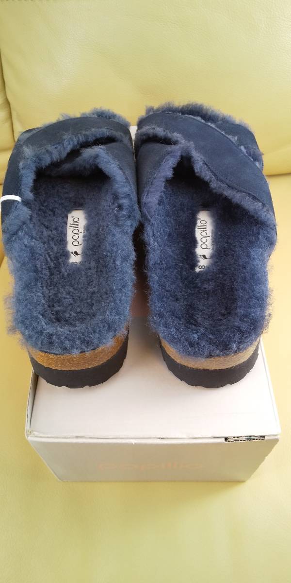 ★新品　未使用　BIRKENSTOCK ビルケンシュトック DAYTONA NAVY #1014843 レディース　ルームサンダル 部屋靴　US L7 24.5cm ★_画像4