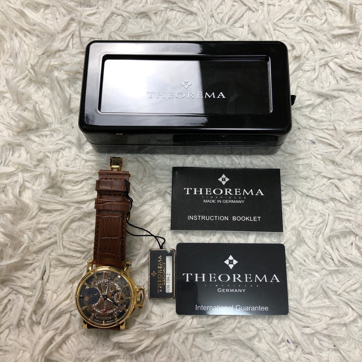 未使用品】THEOREMA コパカバーナ メンズ 腕時計 ギャランティカード