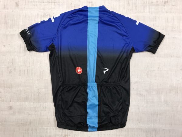 【送料無料】PINARELLO ピナレロ UCIワールドツアー UCI WORLD TOUR サイクリング 半袖 サイクルジャージ メンズ ジップアップ 自転車 青黒_画像2