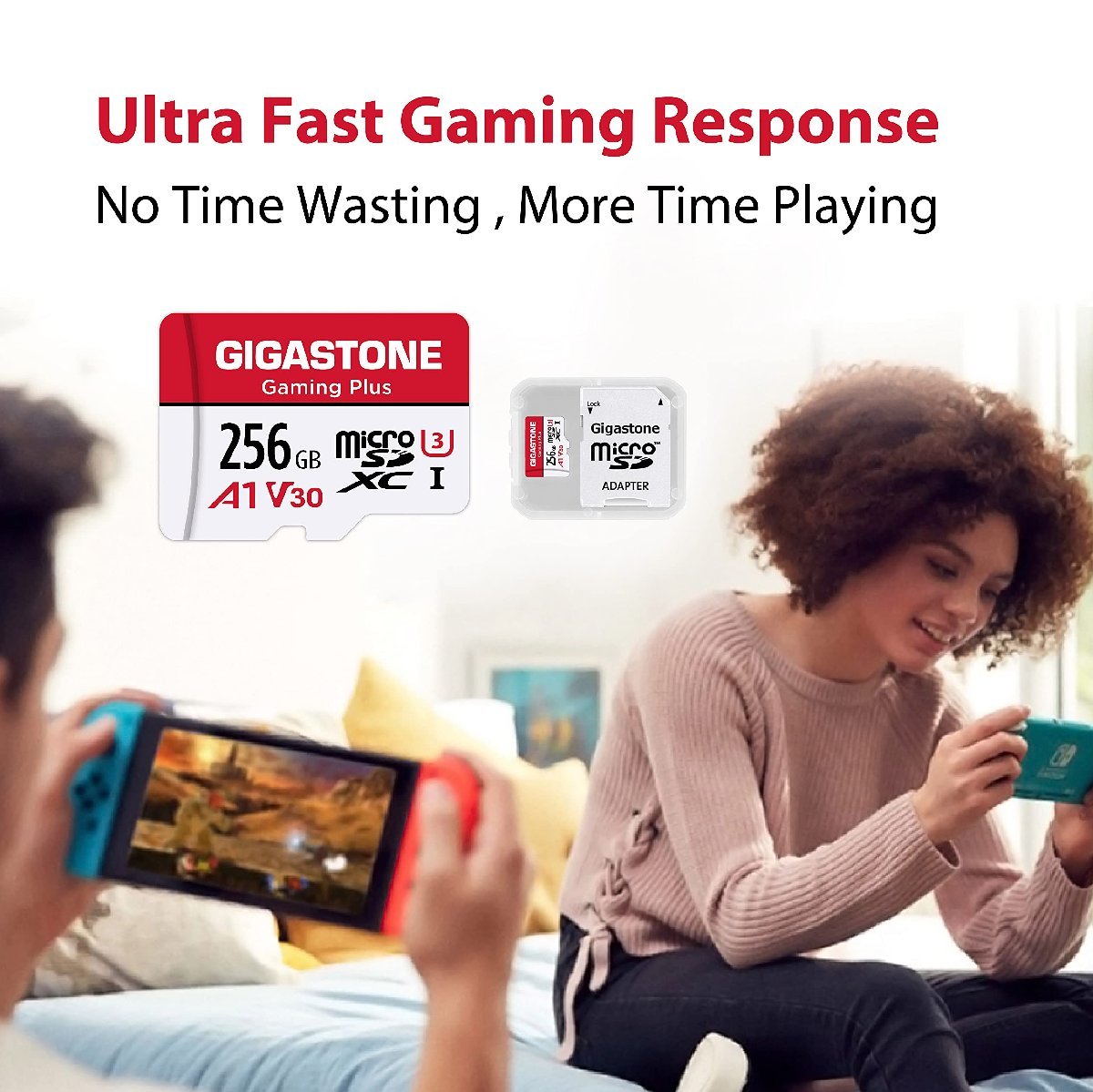  бесплатная доставка *Gigastone микро sd карта 256GB Switch SD карта рабочее состояние подтверждено Full HD&4K UHD