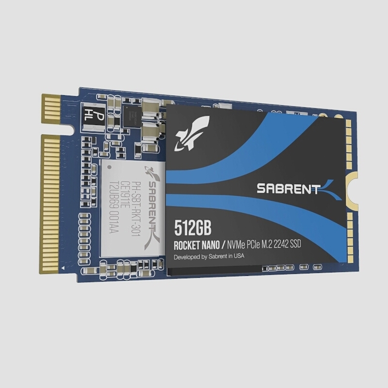 送料無料★SABRENT SSD 512GB M.2 NVMe 512GB PCIe M.2 2242 内蔵SSD