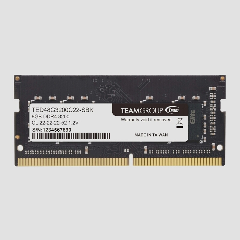 送料無料★Team ノートPC用メモリ SO-DIMM DDR4 3200MHz PC4-25600 8G_画像1