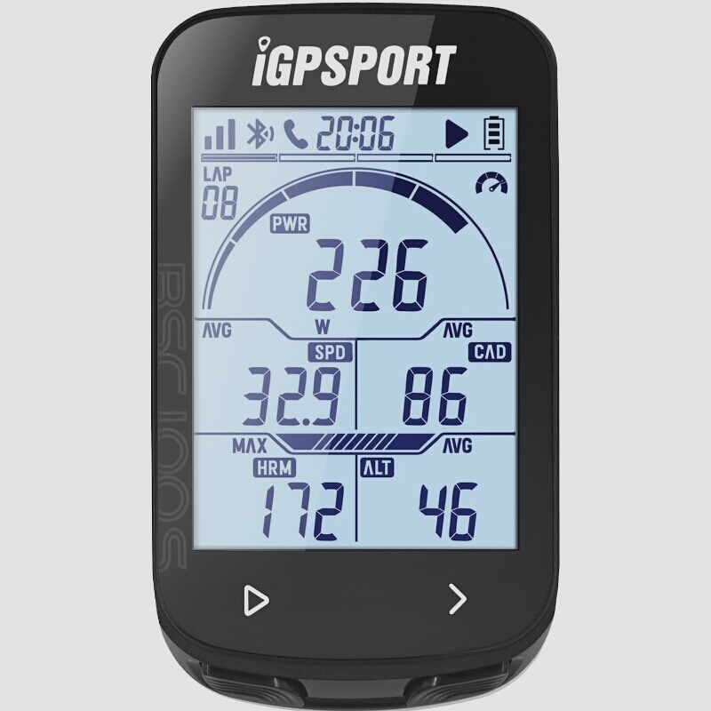 送料無料★iGPSPORT サイクルコンピュータ GPS 自転車2.6インチ BSC100S Bluetooth5.0&ANT+
