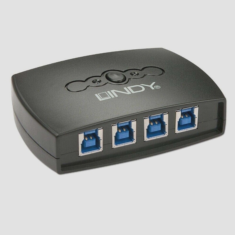  free shipping *LINDY 4 port USB3.0 switch ( pattern number :43144)