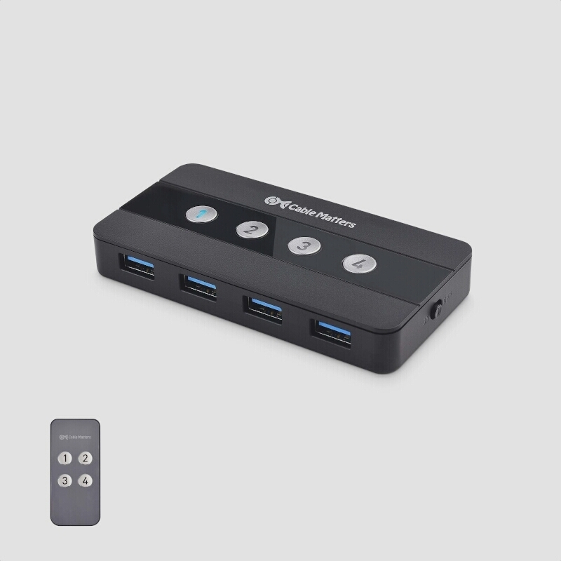  free shipping *USB switch 4 port USB 3.0 4 pcs PC for 4 input 4 output 5Gbps usb switch manual switch 