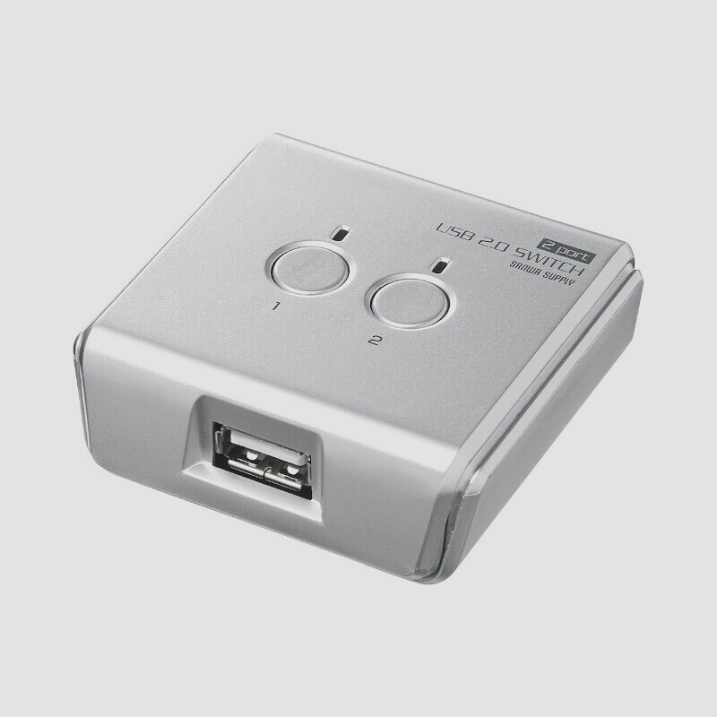 送料無料★サンワサプライ USB2.0手動切替器(2回路) SW-US22N_画像1