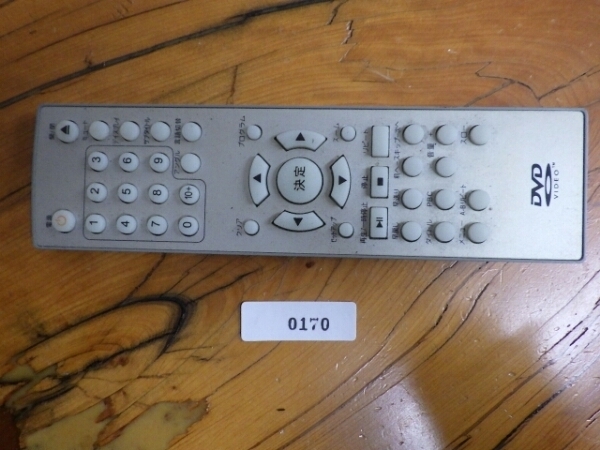 中古 メーカー不明 DVD プレイヤー リモコン SY-3018 管理No.20623_画像1