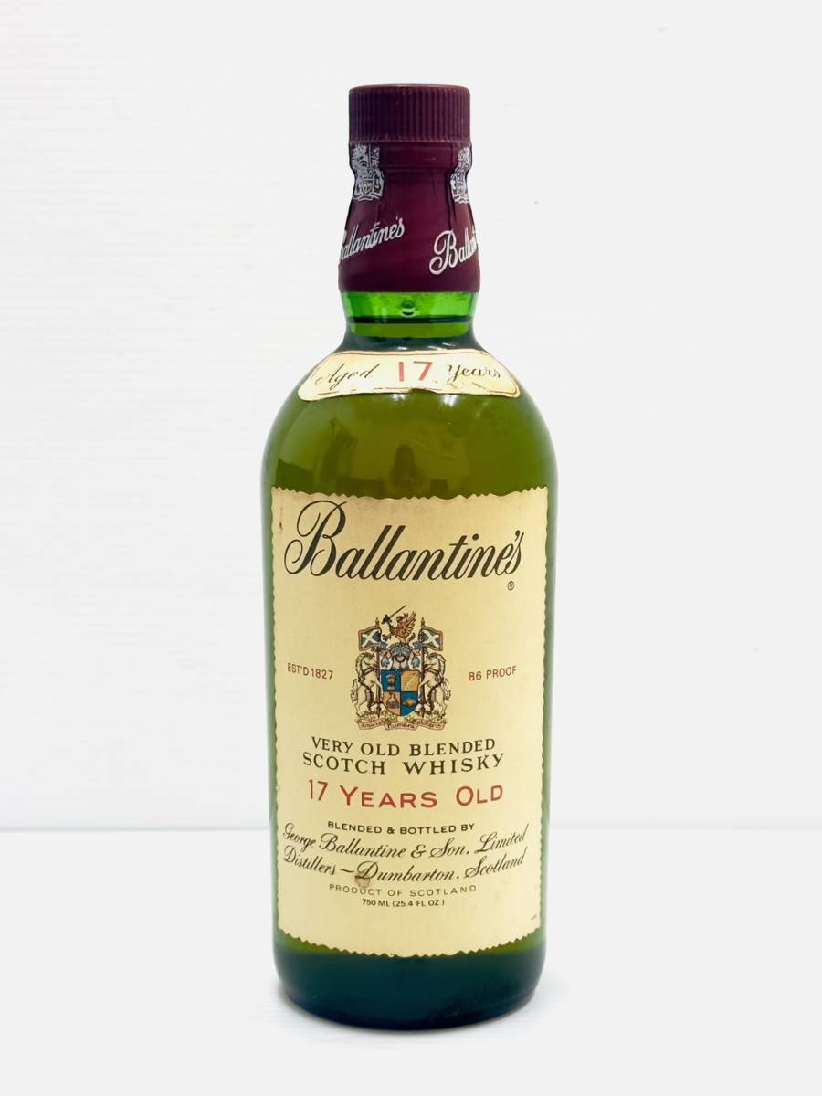 お酒〉Ballantines バランタイン 17年 スコッチ ウイスキー 容量750ml 未記載002764-⑪
