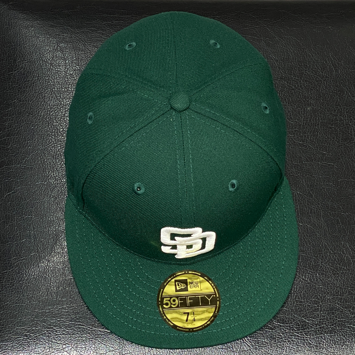 USA正規品 【7.1/2】 限定カラー NEWERA ニューエラ SD PADRES サンディエゴ パドレス 59FIFTY エバーグリーン ダルビッシュ MLB (23-7)_画像6