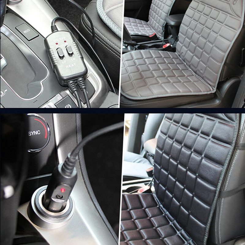 シートヒーター 車 ホットシートカバー コペン L880K 温度調整可能 2席セット ダイハツ 選べる2色_画像7