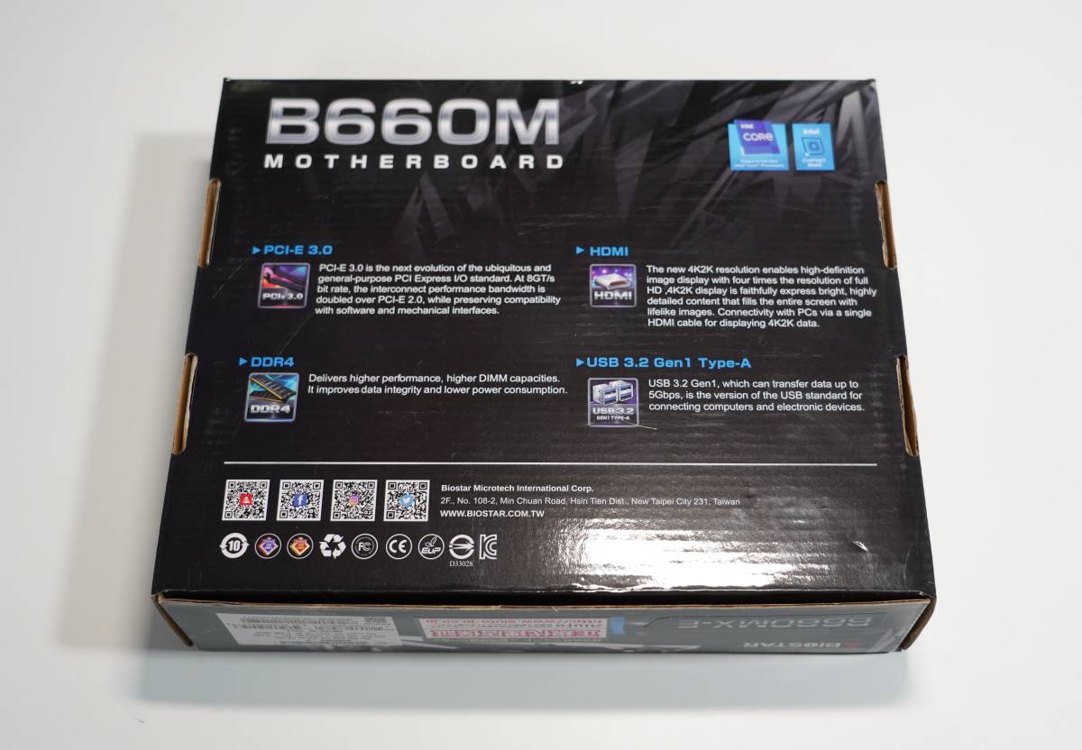 超新作】 新品 BIOSTAR B660MX-E MicroATX マザーボード LGA1700 自作PC