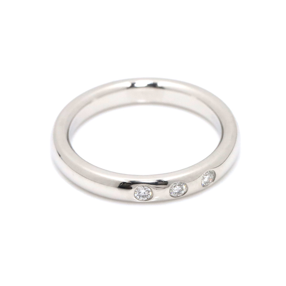 ティファニー TIFFANY&Co. スタッキング バンド 7号 リング ダイヤ 3P