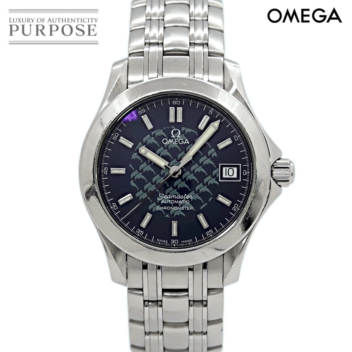 オメガ OMEGA シーマスター 120 ジャックマイヨール2002 2508 80 3500