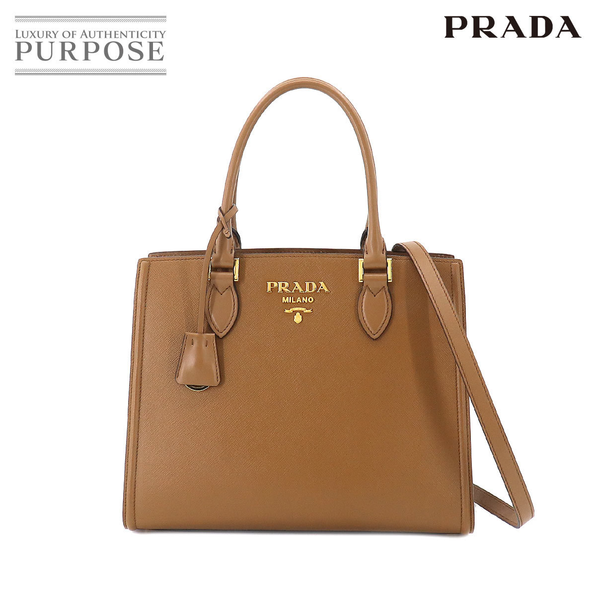 代引き人気 PRADA プラダ 展示品 未使用 サフィアーノ 90188082 Bag