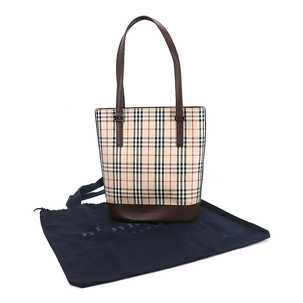 未使用 展示品 バーバリー BURBERRY トート バッグ ノバチェック