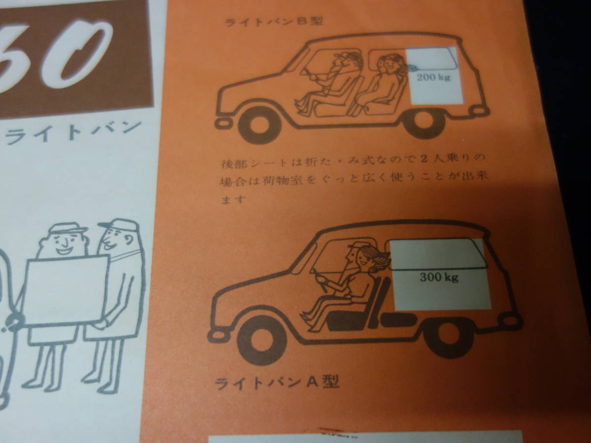 【1960年】軽4輪 三菱 360 新発売 カタログ ～乗用車スタイルの【当時もの】_画像2