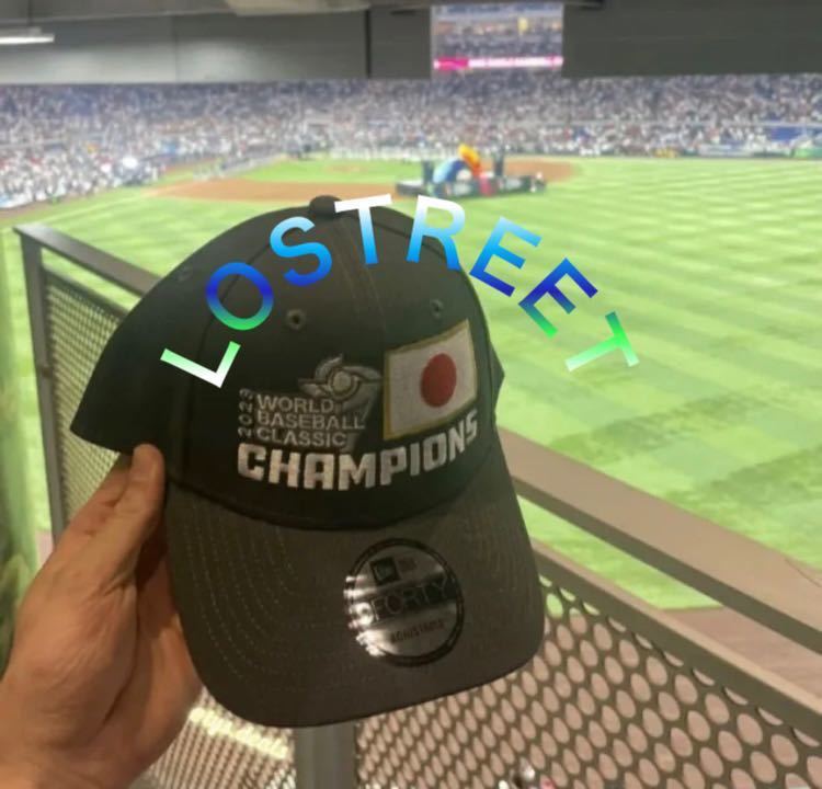 じます】 【優勝】WBC オフィシャル 優勝記念限定キャップ(グレー