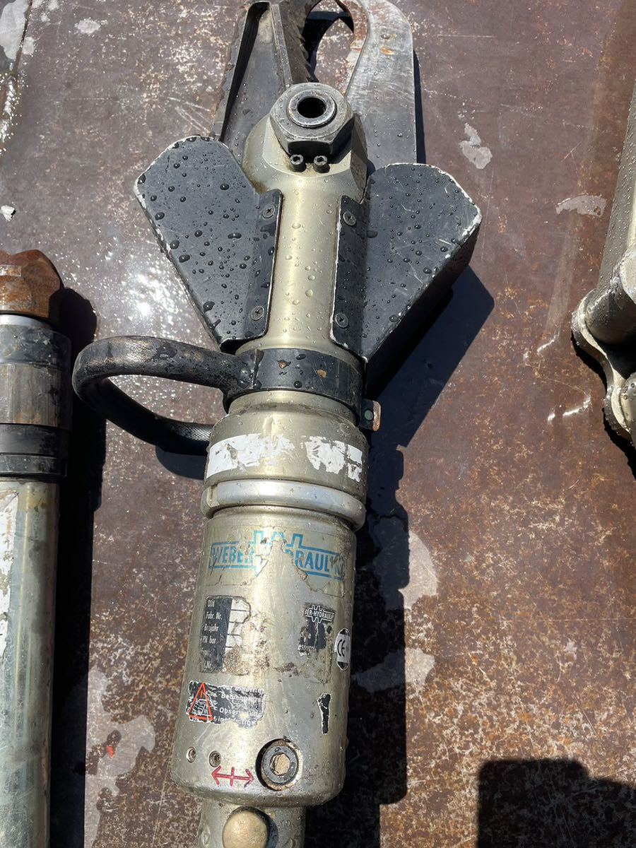 WEBER HYDRAULIK 油圧式 レスキューカッターセットです。カッター大
