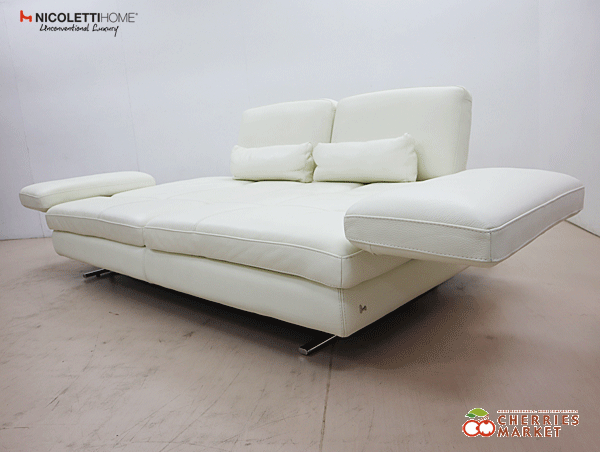 ◇展示品◇ NICOLETTI ニコレッティ SERENA セレナ 総革 2Pソファ/2人